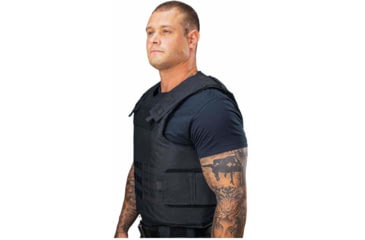 Image of Citizen Armor Light Tactical Body Armor and Carrier, C1 Standard IIIA, Black, AT-S091BK
