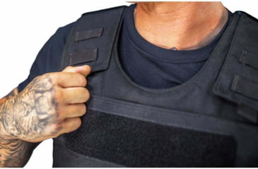 Image of Citizen Armor Light Tactical Body Armor and Carrier, C1 Standard IIIA, Black, AT-S091BK