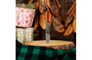 Image of CIVIVI Baby Banter Fixed Blade Knife, 2.39 in, Nitro-V Steel Stonewashed Blade, Drop Point Blade, Canvas Micarta Green Handle, C23045-2