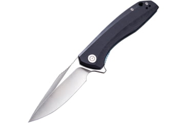 Image of CIVIVI Baklash Linerlock G10 Folding Knife, 3.5in Satin 9Cr18Mov SS Blade, Black G10, C801C