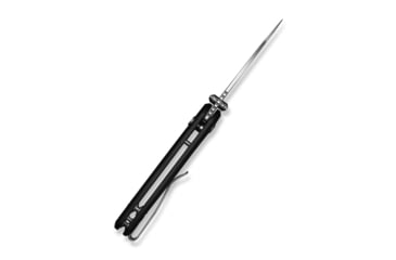 Image of CIVIVI Mini Shakan Flipper &amp; Thumb Stud &amp; Button Lock Knife Ripple Patterned Black Aluminum Handle 2.48inch Satin Finished Nitro-v Blade