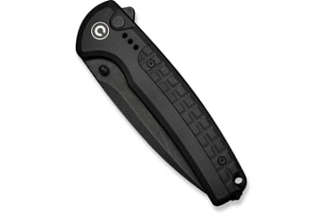 Image of CIVIVI Sentinel Strike Ii Flipper &amp; Thumb Stud &amp; Button Lock Knife Black Aluminum Handle With Black Frn Integral Spacer