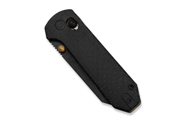 Image of CIVIVI Thumb Stud &amp; Crossbar Lock Knife Black Burlap Micarta Handle 2.88inch Black Stonewashed 14c28n Blade