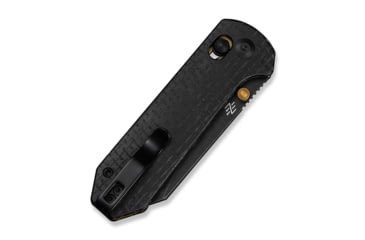 Image of CIVIVI Thumb Stud &amp; Crossbar Lock Knife Black Burlap Micarta Handle 2.88inch Black Stonewashed 14c28n Blade