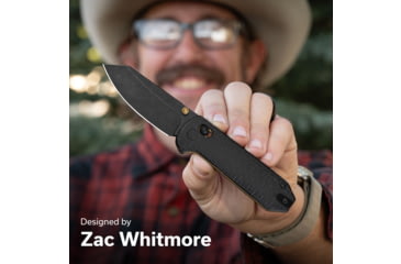 Image of CIVIVI Thumb Stud &amp; Crossbar Lock Knife Black Burlap Micarta Handle 2.88inch Black Stonewashed 14c28n Blade