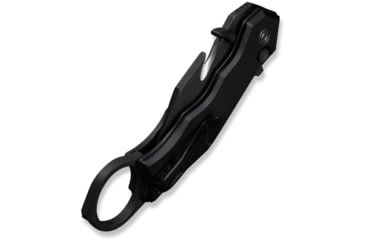 Image of CIVIVI Amaroq Flipper &amp; Thumb Stud &amp; Button Lock Knife Black Aluminum Handle 2.11inch Black Stonewashed Nitro-v Blade