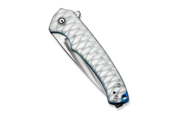 Image of CIVIVI Voidflare Flipper Knife Greyish White Resin Handle With Scale Pattern 2.92inch Satin Finished 14c28n Blade