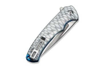 Image of CIVIVI Voidflare Flipper Knife Greyish White Resin Handle With Scale Pattern 2.92inch Satin Finished 14c28n Blade