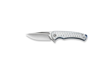 Image of CIVIVI Voidflare Flipper Knife Greyish White Resin Handle With Scale Pattern 2.92inch Satin Finished 14c28n Blade