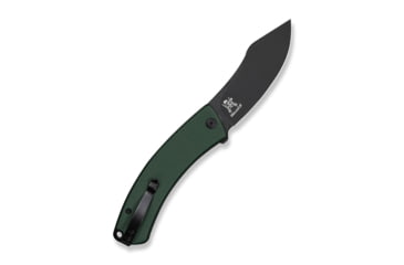 Image of CIVIVI Outlaw Muk Flipper &amp; Button Lock Knife Teal Green G10 Handle 3.47inch Black Stonewashed 14c28n Blade