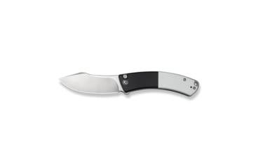 Image of CIVIVI Outlaw Muk Flipper &amp; Button Lock Knife Black &amp; White G10 Handle 3.47inch Satin Finished 14c28n Blade