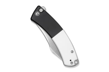 Image of CIVIVI Outlaw Muk Flipper Folding Knife, 3.47in, 14C28N, Nessmuk Blade, G10 Black/White Handle, C24079-4
