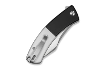 Image of CIVIVI Outlaw Muk Flipper &amp; Button Lock Knife Black &amp; White G10 Handle 3.47inch Satin Finished 14c28n Blade