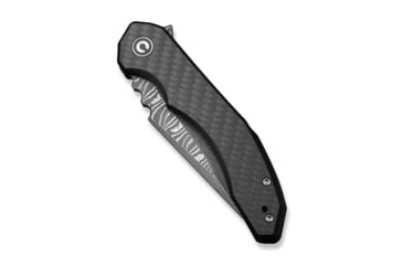 Image of CIVIVI Bluetick Flipper Knife Carbon Fiber Overlay On Black G10 Handle