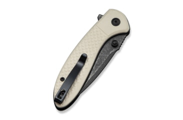 Image of CIVIVI Faeger Flipper &amp; Thumb Stud &amp; Button Lock Knife Milled Ivory G10 Handle