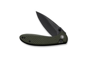 Image of CIVIVI Faeger Flipper &amp; Thumb Stud &amp; Button Lock Knife Milled Od Green G10 Handle