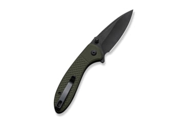 Image of CIVIVI Faeger Flipper &amp; Thumb Stud &amp; Button Lock Knife Milled Od Green G10 Handle