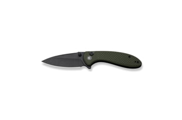 Image of CIVIVI Faeger Flipper &amp; Thumb Stud &amp; Button Lock Knife Milled Od Green G10 Handle