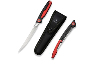 Image of Civivi Knife Shawka 5.81 Black Red Folding Fillet Knife