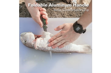 Image of Civivi Knife Shawka 5.81 Grey Green Folding Fillet Knf