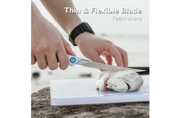 Image of Civivi Knife Shawka 5.81 Silver Blue Folding Fillet Knf