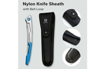 Image of Civivi Knife Shawka 5.81 Silver Blue Folding Fillet Knf