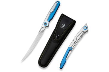 Image of Civivi Knife Shawka 5.81 Silver Blue Folding Fillet Knf