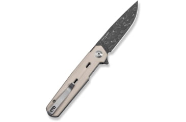 Image of CIVIVI Navo Flipper Knife Ivory G10 Handle 3.25inch Damascus Blade