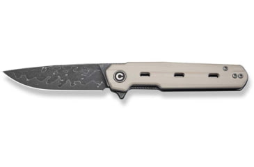 Image of CIVIVI Navo Flipper Knife Ivory G10 Handle 3.25inch Damascus Blade