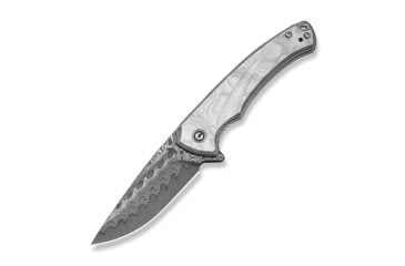 Image of CIVIVI Voidflare Flipper Knife G10 With Aluminum Foil Handle 2.92inch Damascus Blade