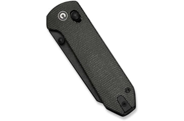 Image of CIVIVI Yonder Thumb Stud &amp; Crossbar Lock Knife Dark Green Canvas Micarta Handle