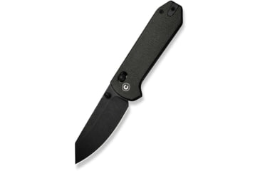 Image of CIVIVI Yonder Thumb Stud &amp; Crossbar Lock Knife Dark Green Canvas Micarta Handle