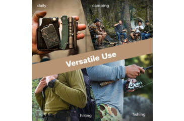 Image of CIVIVI Clingman Front Flipper &amp; Thumb Stud Knife Micarta Handle 2.99inch Nitro-v Blade C23065-3 - C23065-3