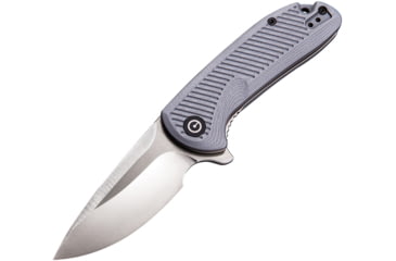Image of CIVIVI Durus Linerlock Gray G10 Folding Knife, 3in Satin D2 Tool Steel Blade, Gray G10, C906A