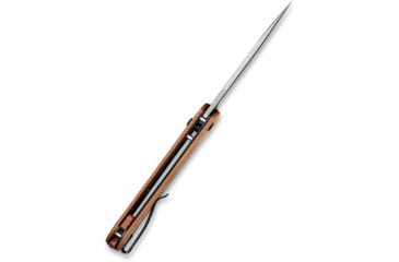 Image of CIVIVI Elementum Folding Knife, 3.47in, Carbon Steel, Micarta Handle, Brown/Gray, C2103D