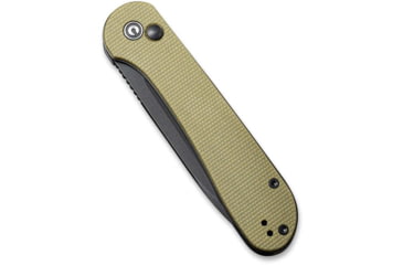 Image of CIVIVI Elementum Folding Knife, 3.47in, Carbon Steel, Micarta Handle, Olive/Black, C2103B
