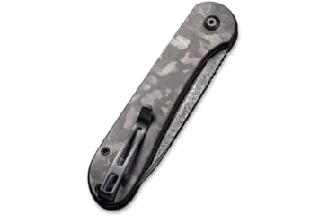 Image of CIVIVI Elementum Folding Knife, 3.47in, Damascus Blade, Carbon Fiber/Steel Handle, Marble/Black, C2103DS3