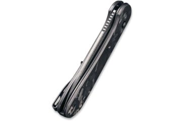Image of CIVIVI Elementum Folding Knife, 3.47in, Damascus Blade, Carbon Fiber/Steel Handle, Marble/Black, C2103DS3