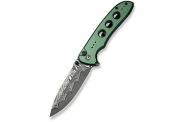 Image of CIVIVI Hyperpulse Flipper &amp; Thumb Stud &amp; Button Lock Knife Aluminum Handle 3.5inch Damascus Blade C23087a-ds1 - C23087A-DS1