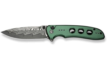 Image of CIVIVI Hyperpulse Flipper &amp; Thumb Stud &amp; Button Lock Knife Aluminum Handle 3.5inch Damascus Blade C23087a-ds1 - C23087A-DS1