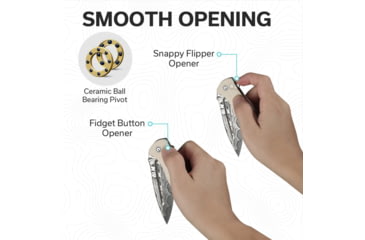 Image of CIVIVI Incindie Flipper &amp; Button Lock Knife - C23053-DS1