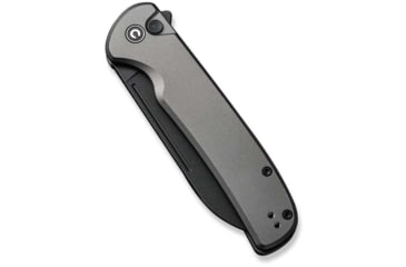 Image of CIVIVI Chevalier Folding Knife, 3.4in, Carbon Steel, Sheepsfoot Blade, Aluminum Gray Handle, C20022B3