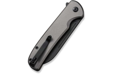 Image of CIVIVI Chevalier Folding Knife, 3.4in, Carbon Steel, Sheepsfoot Blade, Aluminum Gray Handle, C20022B3