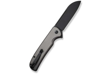 Image of CIVIVI Chevalier Folding Knife, 3.4in, Carbon Steel, Sheepsfoot Blade, Aluminum Gray Handle, C20022B3