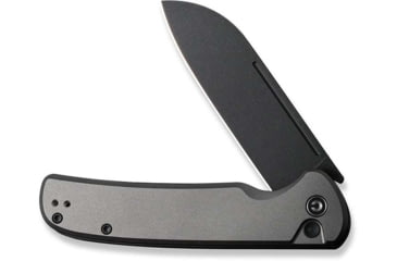 Image of CIVIVI Chevalier Folding Knife, 3.4in, Carbon Steel, Sheepsfoot Blade, Aluminum Gray Handle, C20022B3