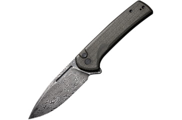 Image of Civivi Knife Conspirator 3.48'' Dk Green Micarta/blk Damascus
