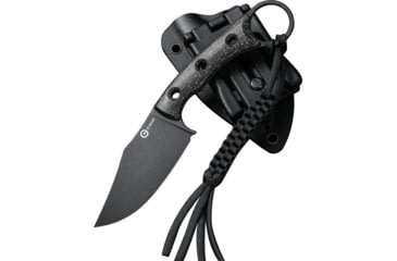 Image of Civivi Knife Midwatch 3.39'' Blk Burlap Micarta/blk Stnwsh