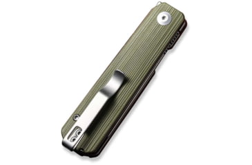 Image of Civivi Sendy Flipper Assisted Opening Folding Knife 2.83 in, Nitro-V, Spey Point Blade, G10 Green/Red Handle, C21004B1CP