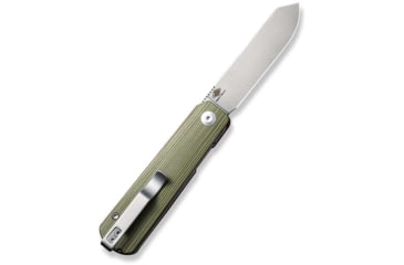Image of Civivi Sendy Flipper Assisted Opening Folding Knife 2.83 in, Nitro-V, Spey Point Blade, G10 Green/Red Handle, C21004B1CP