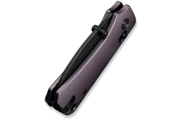 Image of Civivi Knives Baby Banter 2 2.34: Folding Drop Point Plain Black Stonewashed Nitro-V Steel Blade, Purple Textured Aluminum Handle,C23074-2
